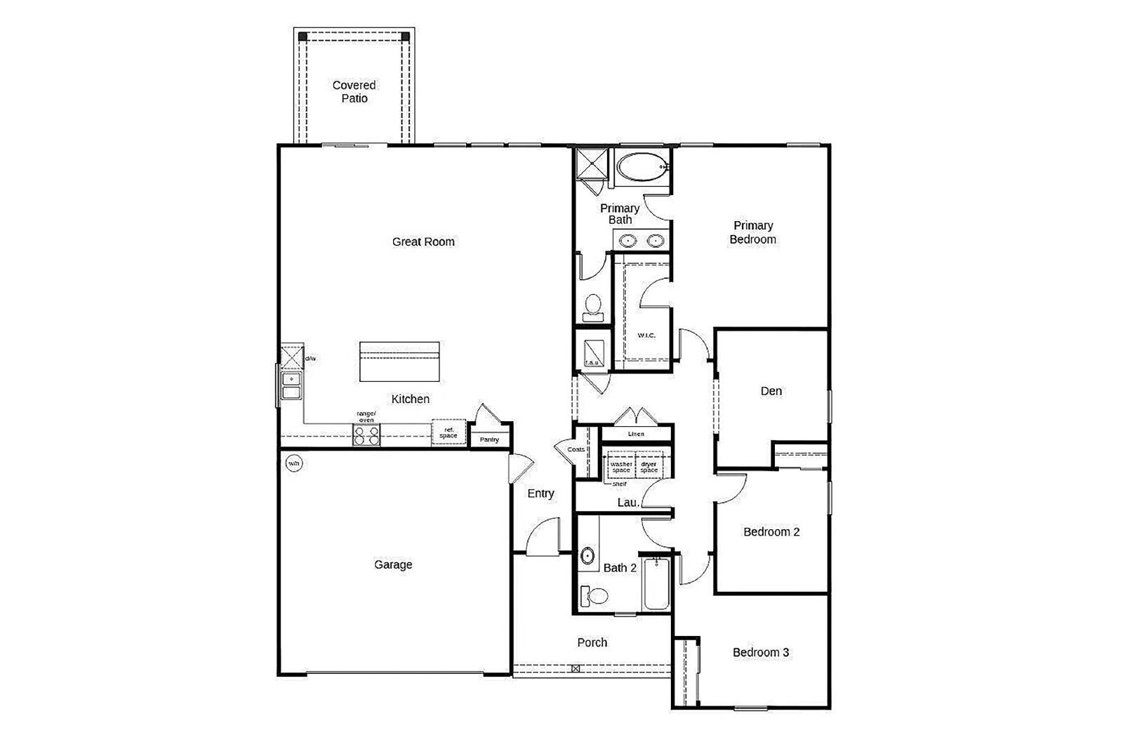 Spacious 3BR Home with Flex Space, Large Backyard & Open Floor Plan property image