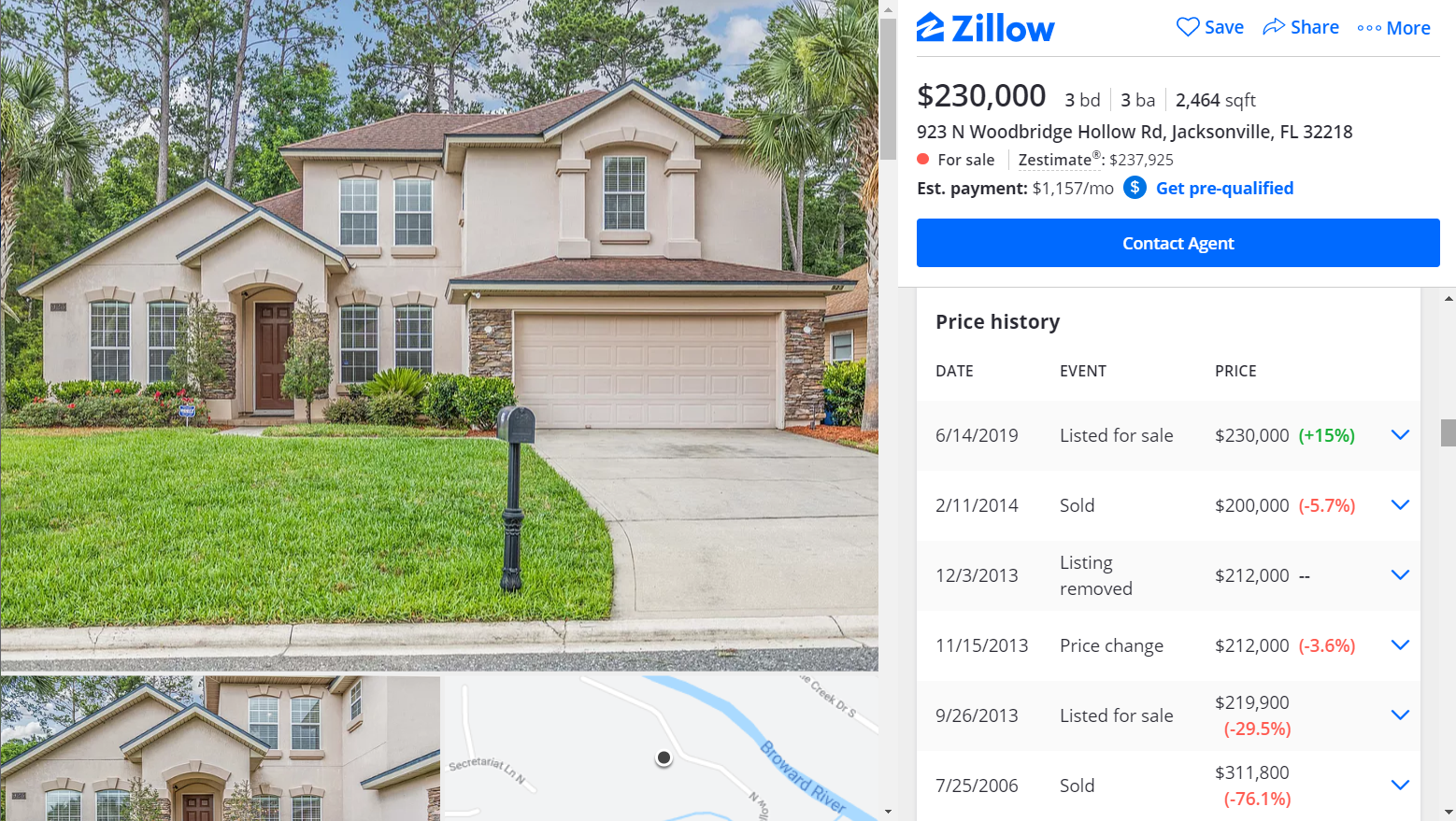 zillow jacksonville fl home rental mortgage analysis - navy to navy homes