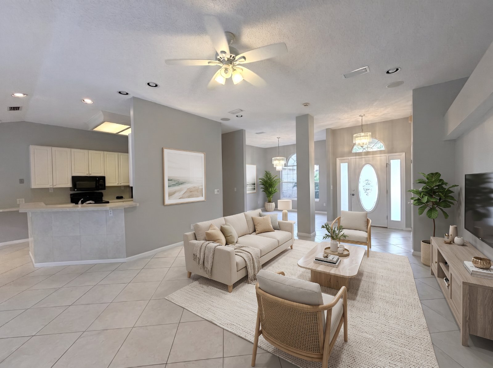 Amazing deal 3/2 w/ Screened Pool on a Cul-de-sac and Preserve property image